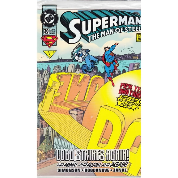 Superman: The Man of Steel #30 (in bag) VF ; DC Comic Book