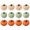 E#087, variant on 12 Pcs Mini Resin Pumpkins, Artificial Fall Decor & Thanksgiving Centerpiece, 2.36" Rustic Autumn Tabletop Figurines for Home Kitchen Mantel Wreath DIY Crafts Party Supplies