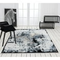 thumbnail image 4 of MDA Home Xanthos 114x166" Polyester Fabric Area Rug in Cream and Light Gray, 4 of 5