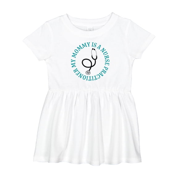 Inktastic Nurse Practitioner Mommy Childs Girls Baby Dress
