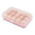 thumbnail image 4 of LEHOZIHEQ Egg Containers With Lid, Egg Holder For Fridge, Egg Organizer for Refrigerator, Clear Stackable Plastic Egg Carton, Egg Storage Container, Reusable Egg Tray Egg Box (15 Eggs), 4 of 6