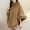 007 Brown, variant on Women's Luxury Batwing Sleeve Faux Fur Hooded Cloak Poncho Sweater Cape