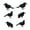 Black, variant on Halloween Crow Decorations 6 Pack, Artificial Black Feather Ravens for Outdoor Indoor Decor, Realistic Handmade Halloween Bird Props for Haunted House Party Scarecrow Display