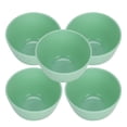 thumbnail image 2 of Cuenco para mascarilla facial, 5 piezas DIY Mascarilla facial Tazón para mezclar PVC Hogar Anti-impacto Mascarilla facial Tazón verde claro, 2 of 5