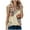 Beige summer tops for women, variant on USSUMA Womens Summer Tops Twist Front Wrap Tank Top T-Shirts for Women Trendy Floral Print Slings Blouses Tops Dressy Casual V Neck Tunic Plus Size Shirts for Female