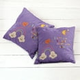 thumbnail image 6 of Ambesonne I Love You Throw Pillow Cover 2 Pack, Magic Happy Rainbow, 18", Violet, 6 of 7