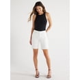 thumbnail image 2 of Sofia Jeans Women's Gabriella Bermuda Mid-Rise Destructed Cuff Shorts, 8" Inseam, Sizes 0-20, 2 of 6