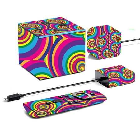 Skin For Amazon Fire TV Cube (2019) - Groovy 60s | MightySkins Protective, Durable, and Unique Vinyl Decal wrap cover | Easy To Apply, Remove, and Change