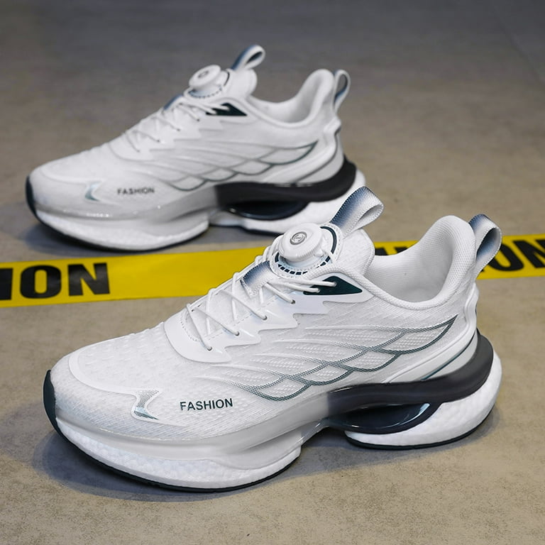 yuka♡　0828 NAYUKA Men Rotary Buckle Running Shoes Women Reflective