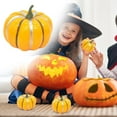 thumbnail image 2 of BinKFF Halloween Decorations Indoor - Halloween Pumpkin Decor - Black White and Orange Pumpkins Artificial Pumpkins for Crafts Fall Decorations for Home Halloween Thanksgiving Decor, 2 of 7