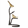 thumbnail image 2 of MY SWANKY HOME Bird Branch Iron Gold Sculpture | Metal Statue Contemporary, 2 of 4