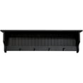 thumbnail image 1 of Sawdust City 4 ft. Pine Shelf with Pegs- Cream, 1 of 1