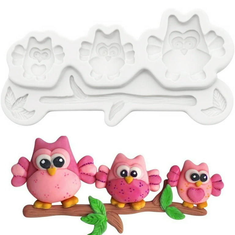 Silicone Baking Molds for Oven Cute Cartoon Casting Die Heat-Resistant  Fondant & Gum Paste Molds 
