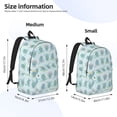 thumbnail image 3 of Lsque Sea Turtle Pattern Canvas Daypack, Durable Backpack, High-quality Versatile Backpack,Vintage Compact Backpack-Small, 3 of 6