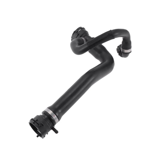 Unique Bargains 1 Pcs Radiator Hose for BMW X5 E70 2006-2010 Good Sealing Rubber Black Upper Coolant Water Hose