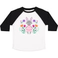 thumbnail image 3 of Inktastic Easter Scandinavian Bunny with Flowers Boys or Girls Toddler T-Shirt, 3 of 5