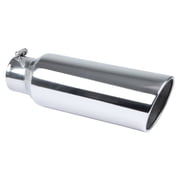 Pypes Performance Exhaust Exhaust Tip 4in x 6in 18in L Polished Bolt-on