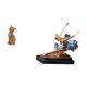 thumbnail image 5 of Estatua de gato, figura de escritorio, escultura de bailarina de ballet, adorno de resina, arte moderno, artesanía única en resina, ideal para sala de, 5 of 8