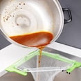 thumbnail image 3 of Wosthever Drain Rack Filter Mesh Bolsa de basura Fregadero Cesta colgante para separar los desechos de alimentos Cocina y Comedor Verde oscuro 100 redes Wosthever HA004809-02B, 3 of 6