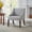 Dark Gray, variant on Eyisean 19" Comfy Linen Modern Accent Chair, Mid-Century Arm Chair with Solid Wood Legs, Single Seat Sofa Chair with High-Resiliency Cushioning, Lounge Reading Chair for Living Room, Bedroom