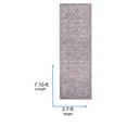 thumbnail image 2 of Livabliss Washable Rugs for Living Room, 3x8 Vinny Traditional Red Runner Area Rug, Bedroom Dining Room Home Decor Stain Resistant Carpet (2'7" x 7'10" Runner), 2 of 7