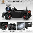 thumbnail image 6 of 12V Electric Ride on Car, Porsche Cool Ride on Toys for Girls Boys, with Remote Control, Wide Seat, 4 Suspension for Wheels, LED Lights, MP3 Player, Christmas Birthday Gift for Kids Toddler, 6 of 10