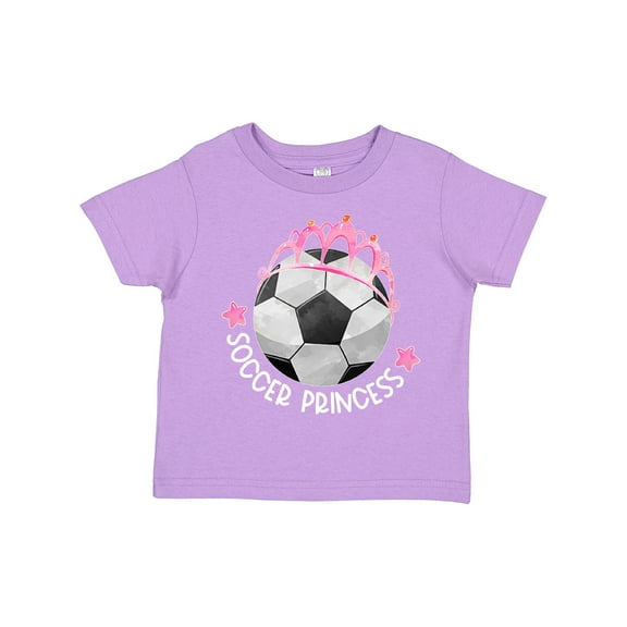 Inktastic Soccer Princess Tiara Girls Toddler T-Shirt