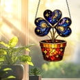 thumbnail image 3 of 2D St. Patrick's Day 7.87In Acrylic Disc Pendant - Clover Outdoor Decoration, Porch Chain & Window Ornament, Shipped with Cardboard, Festive Holiday & Easter Decor for Home, 1pc, 3 of 5