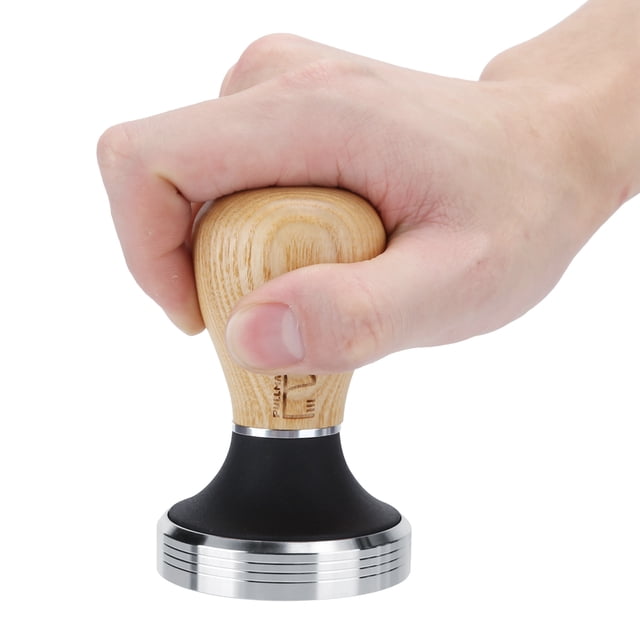 Herramienta De Distribución De Espresso Plana Y Duradera, Tamper De Café, Para Home Cafe OTVIAP Color Madera Clara