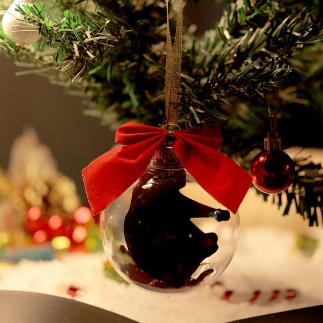 Adornos divertidos en forma de mini paquetes, adornos divertidos de Navidad en forma de bola, adornos divertidos para árboles de Navidad en miniatura, adornos divertidos - Adornos divertidos en forma