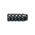 thumbnail image 1 of Apevia Af58S-Bk 80 Mm Molex De 4 Pines + Ventilador De Caja Negro Silencioso Para Placa Base De 3 Pines - Conecte A La Fuente De Alimentación O A La Placa Base (Paquete De 5), 1 of 5