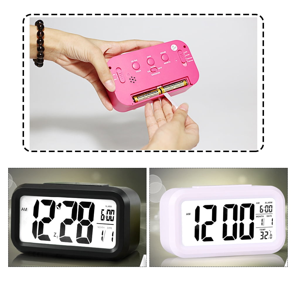 Children Bedside Clock Smart Nightlight Table Electronic Clock Large