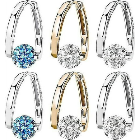 3 Pairs Lymphvity Germanium Earrings, Unclog Lymphatic Node Magnetotherapy Hoop Earrings, Lymphvity Magnetic Therapy Germanium Earrings Women