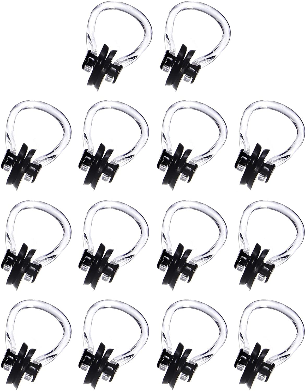 Hicarer 14 Pieces Nose Clip Swimming Nose Plug Swim Nose Protector for Swimming