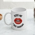 thumbnail image 3 of CafePress - Kiss Me I Quit Smoking Mug - 11 oz Ceramic Mug - Novelty Coffee Tea Cup, 3 of 3