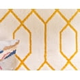 thumbnail image 3 of Marilyn Monroe Glam Collection Area Rug - Trellis (7' 10" x 10' Rectangle White Gold/Gold), 3 of 8