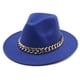 thumbnail image 1 of Sombrero Fedora Minnieouse Unisex Ala ancha Azul, 1 of 6