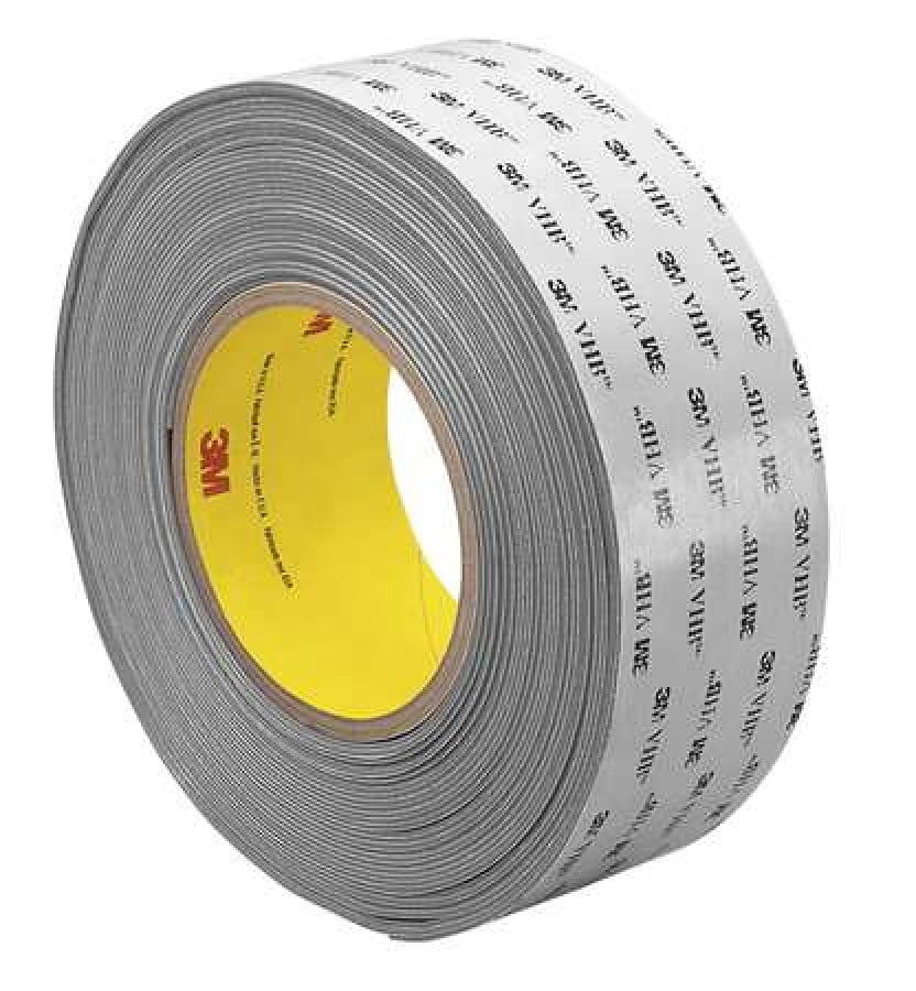 1 Roll 3M 1/2-5-RP32 VHB Tape 0.5 in width x 5 yd length ,Gray 