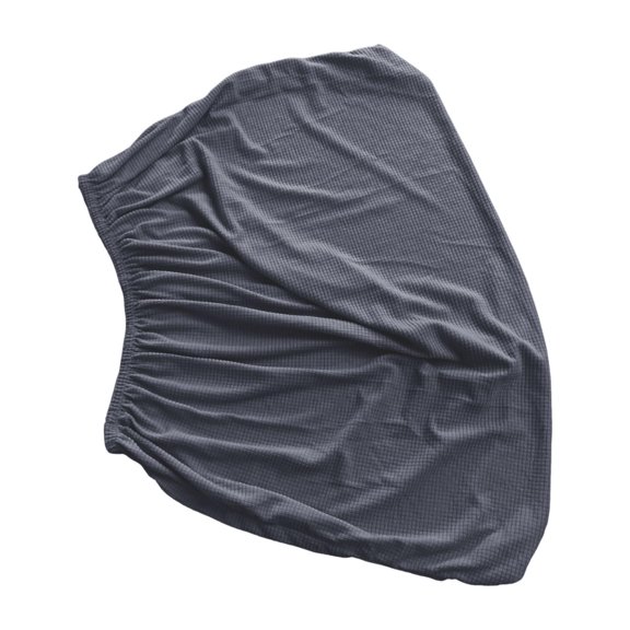 deevoka Bed Headboard Cover Dustproof Small Square Jacquard Bed Back Cover Protector Darl Gray
