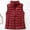 Wine, variant on ALLLIST Zip up Jackets for Women Vests Solid Red Casual Quilted Ladie Jackets