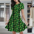 thumbnail image 2 of Margarita Green Women's Classic Swing Skater Dress Casual Work Party Cocktail Dresses, 2 of 6