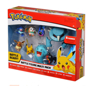 Pokemon Pokemon Pokémon Detective Pikachu Combat Collector A set of 8 model ornaments