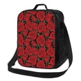 thumbnail image 1 of Disketp Rose Flowers Bolsa Térmica Estampada para Almuerzo, Lonchera para Hombres y Mujeres Adultos, 1 of 7