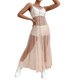 thumbnail image 3 of Vestido de malla brillante para mujer Vestido de playa de lentejuelas para vacaciones Nituyy Vestido de playa transparente, 3 of 5