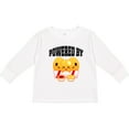 thumbnail image 3 of Inktastic Powered by Chicken Nuggets Boys or Girls Long Sleeve Toddler T-Shirt, 3 of 5