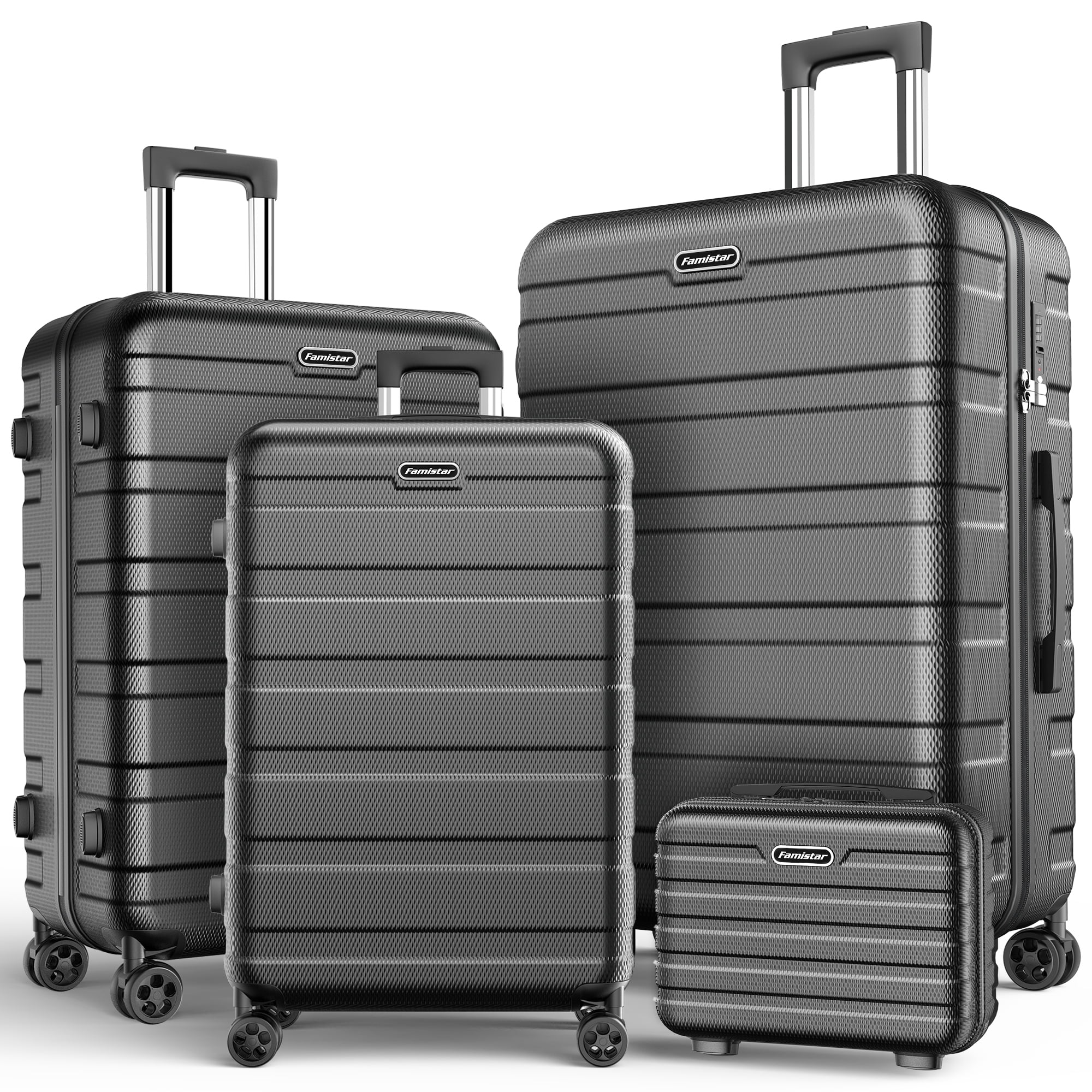 Famistar Luggage Sets, Luggage 4 Piece Set, Luggage Set Clearance for