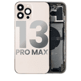 thumbnail image 4 of Boîtier Arrière de Remplacement avec Petits Composants Pré-Installés Compatible pour iPhone 13 Pro Max (Version US) (Prise OEM Utilisée : Grade A) (Or), 4 of 5