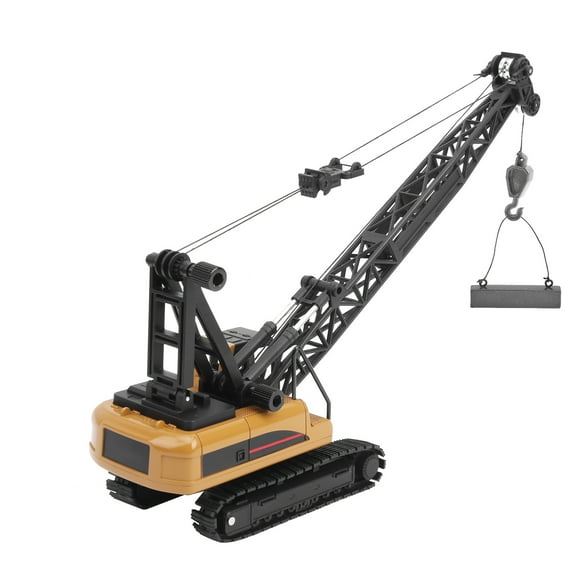 Children Alloy Die-cast Car Model Toy Excavator Truck Digging Cable Engineering Vehicle Tower Crane Collection Gift For Kids Scale 1:50