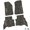 Rugged Woods Camouflage w/ Pink insert, variant on Flextread Floor Mats for 21-24 Jeep Wrangler 4xe - Mopar Licensed Factory Fit - Black w/ Silver Rubicon Insert - 100% Made in USA