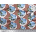 thumbnail image 3 of Soimoi Poly Georgette Fabric Tropical Flower & Heart Decor Fabric Printed Yard 52 Inch Wide, 3 of 3